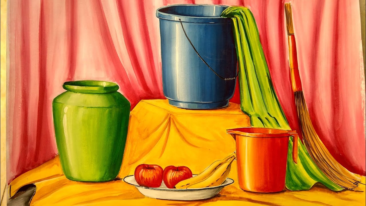 Still life drawing/how to draw still life/easy and simple still life drawi/object drawing/स्थिरचित्र