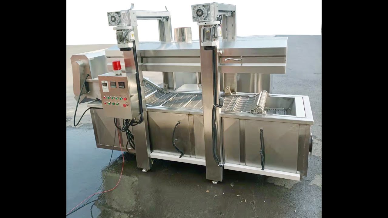 #Automatic Frying Machine Pro #Automatic Tortilla Fryer #Oil Fryer #高配版自動燃氣油炸機 #自動炸餅機生產線 #自動連續油炸機