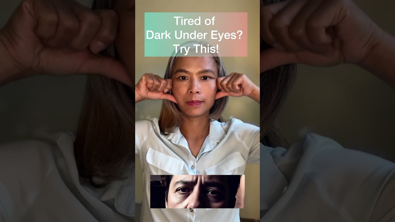 Tired of dark under eyes? Try this! #darkundereyes #facemassage #sydney #selfcare #massage #facelift