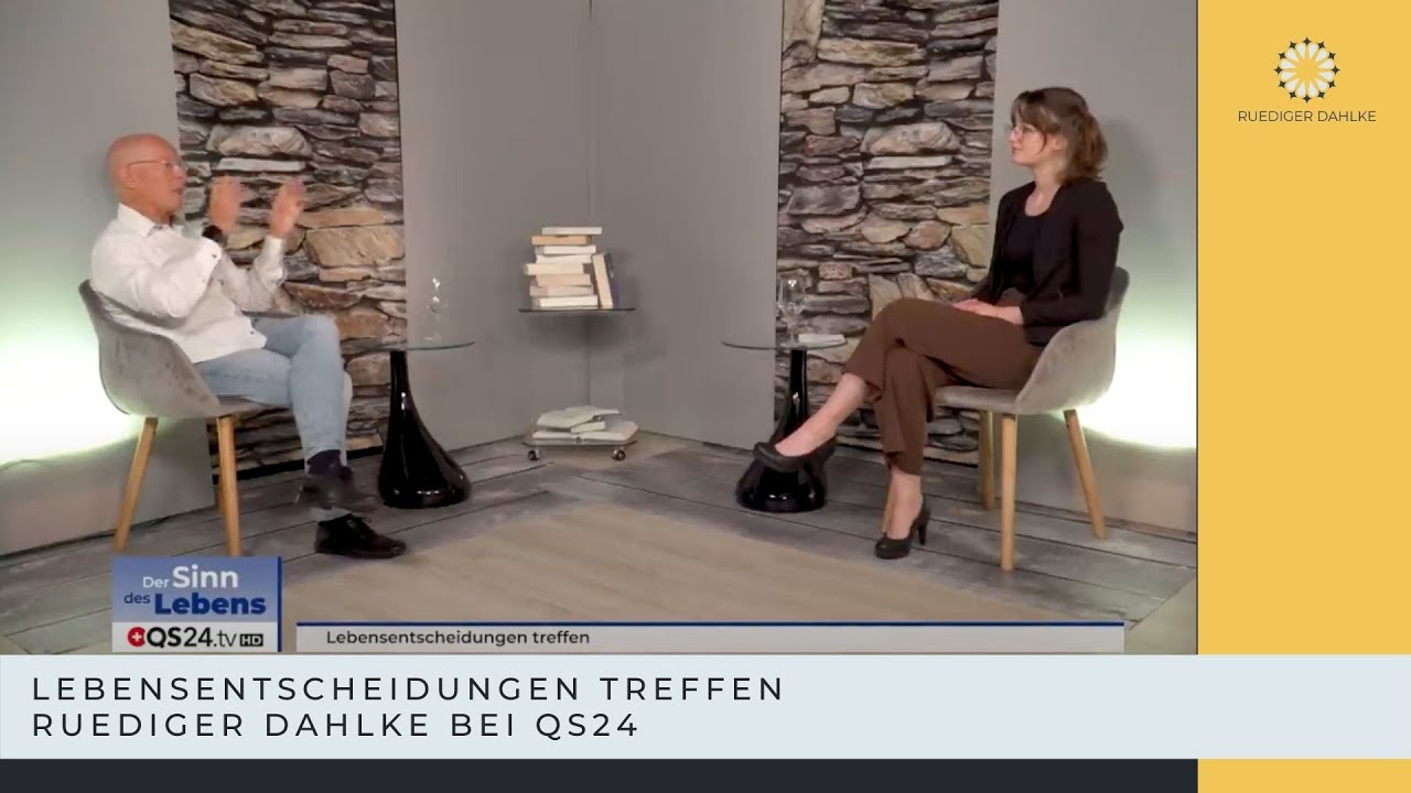 Lebensentscheidungen treffen - Ruediger Dahlke bei Sinn des Lebens  (QS24)