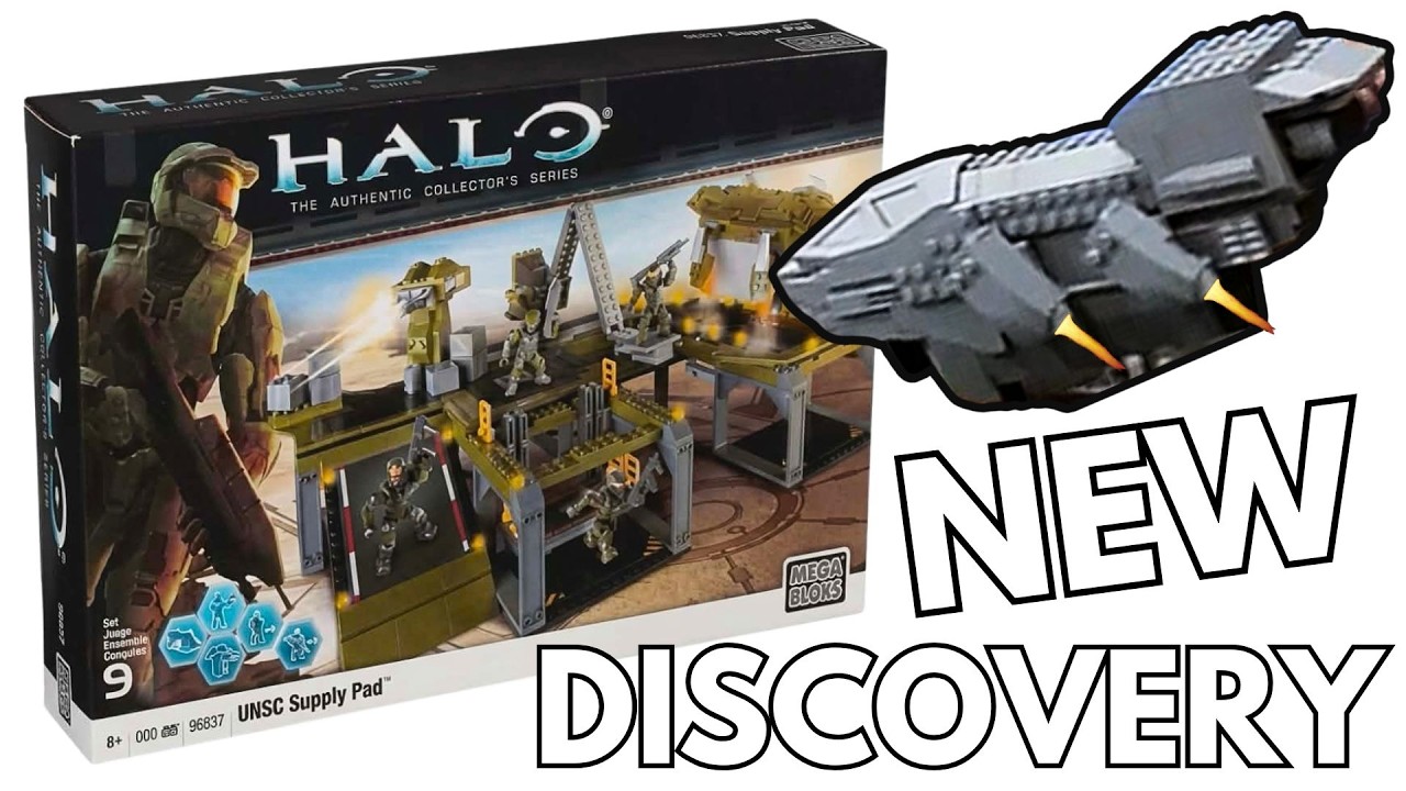 LOST UNSC Supply Pad DISCOVERED! Halo Mega Bloks Archive