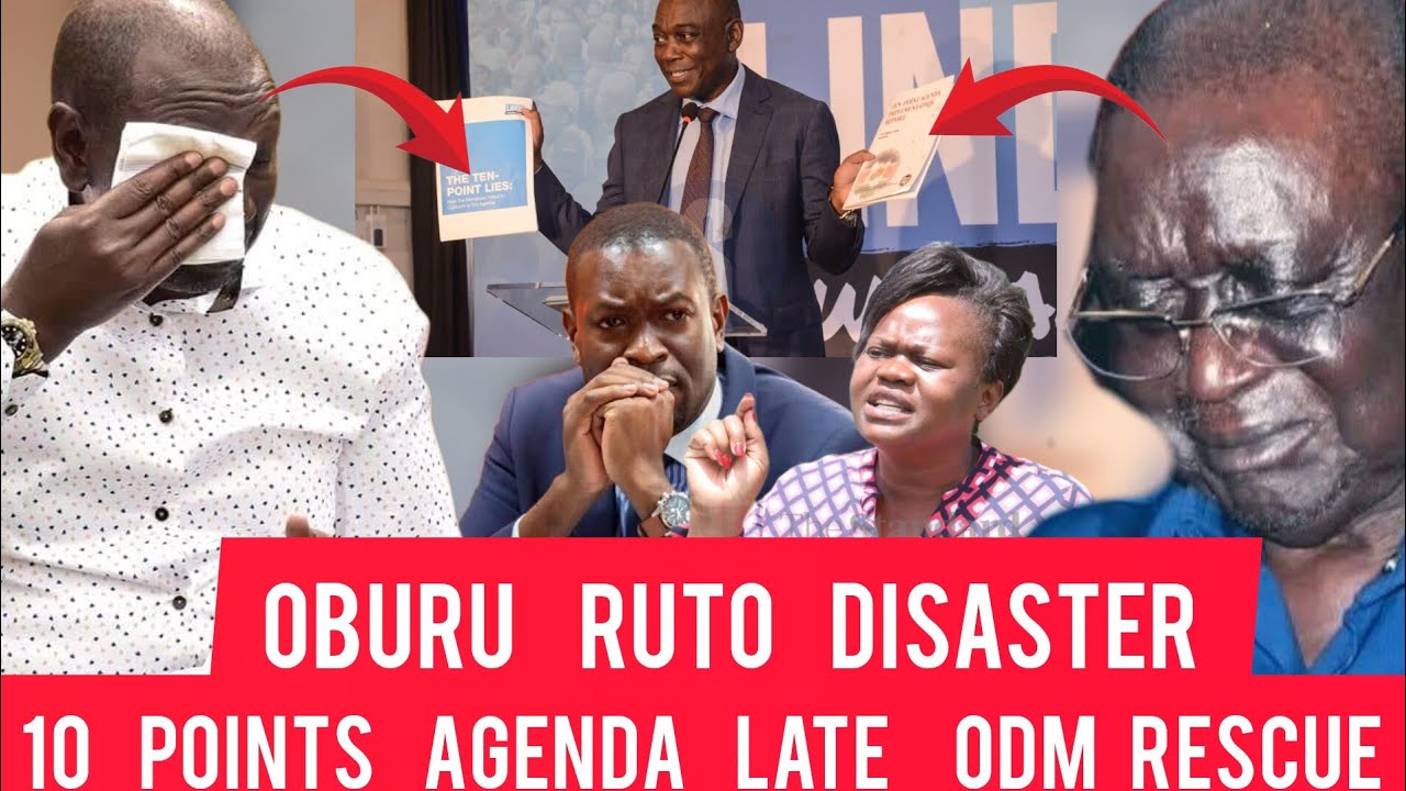 OBURU Ruto DISASTER as SIFUNA'S big REVOLT bring TENSION WANGA rush ODM rescue BBG 10 points REVOKED