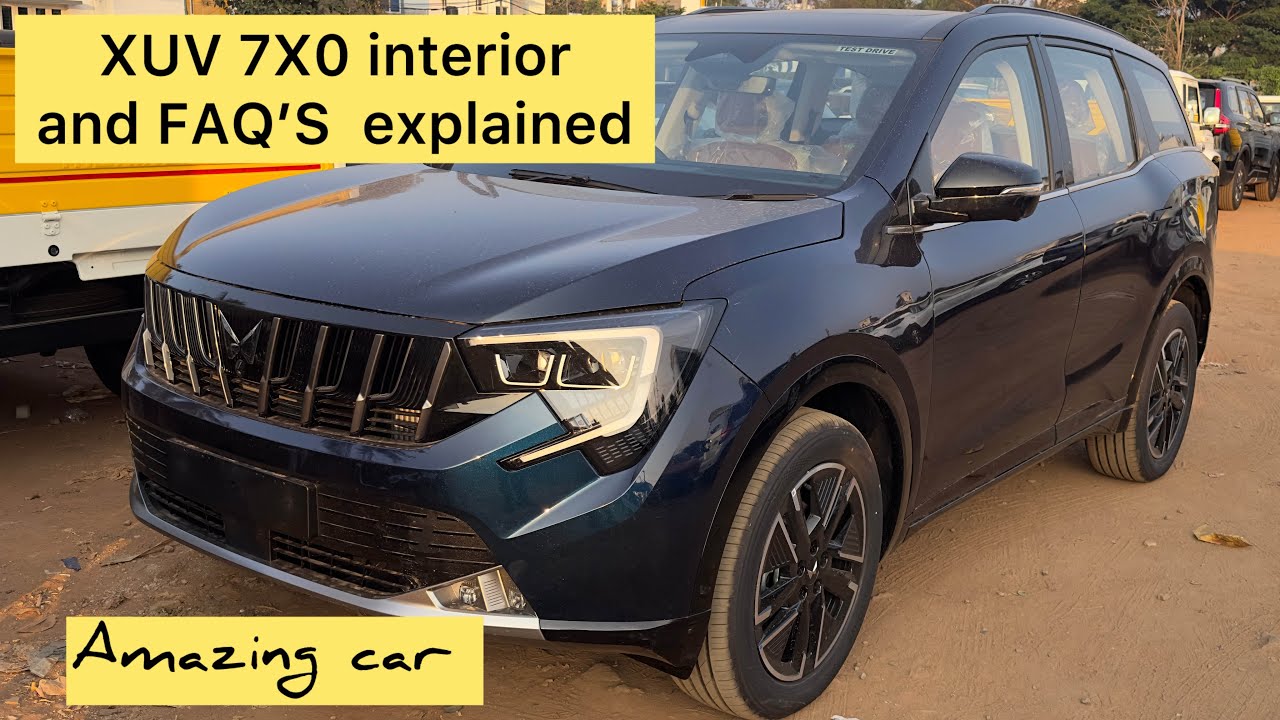 Подробное описание интерьера Mahindra XUV 7XO с ответами на часто задаваемые вопросы | @AutoTimes...