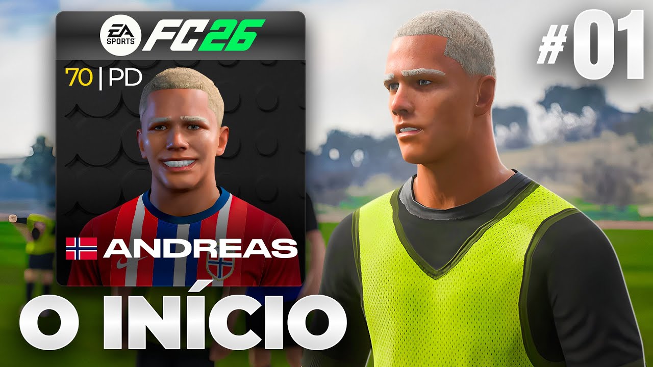O INÍCIO da HISTÓRIA! 🇳🇴 | MODO CARREIRA JOGADOR FC26 | EP01