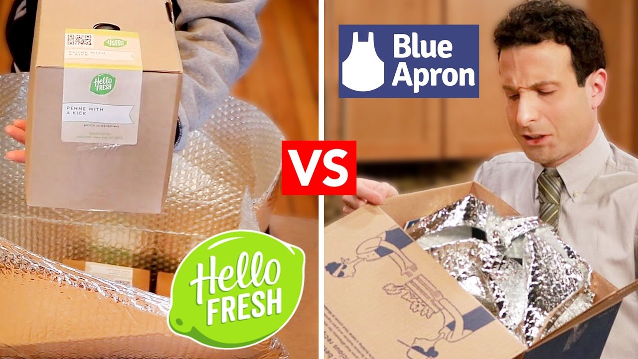 Blue Apron VS HelloFresh  - Are they Worth It? (Unboxing & Review)