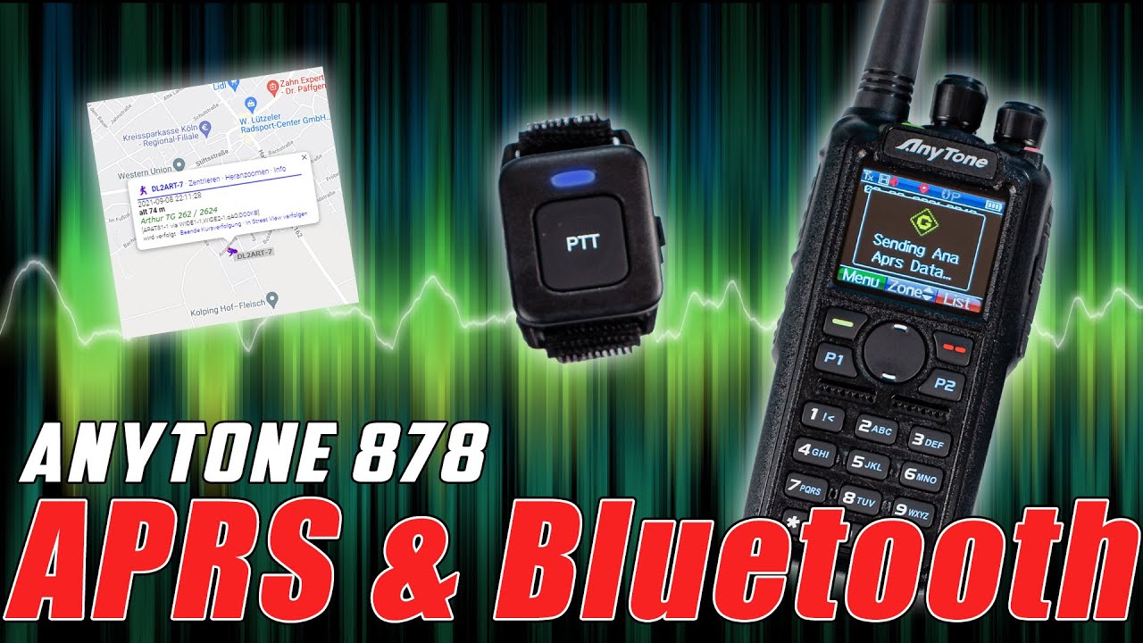 Anytone D878UV II PLUS 📱 Bluetooth & APRS einrichten #04