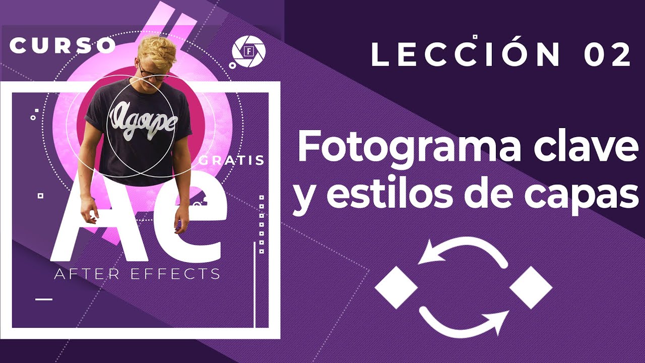 Curso After Effects completo - Lección 02: Fotograma clave y estilos de capas