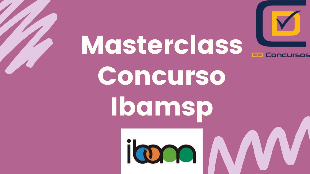 Masterclass para o Concurso de Odontologia da banca Ibamsp