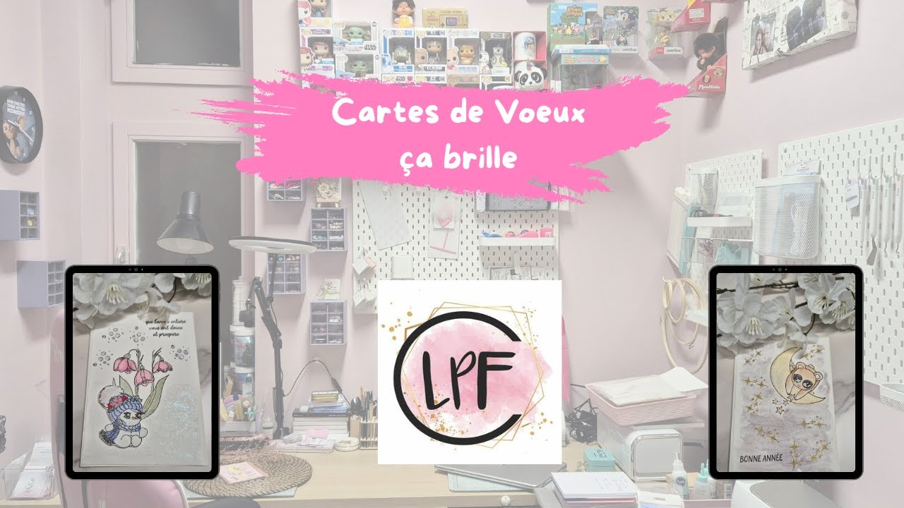Cartes de voeux  Attention les yeux, ça brille @La Petite Française