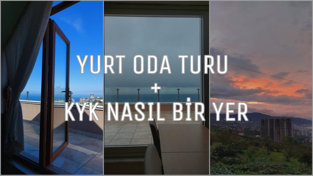 Yurt ve Oda Turu | KYK nasıl bir yer? | Münür Özkurt KYK | Trabzon #kykyurt #odaturu