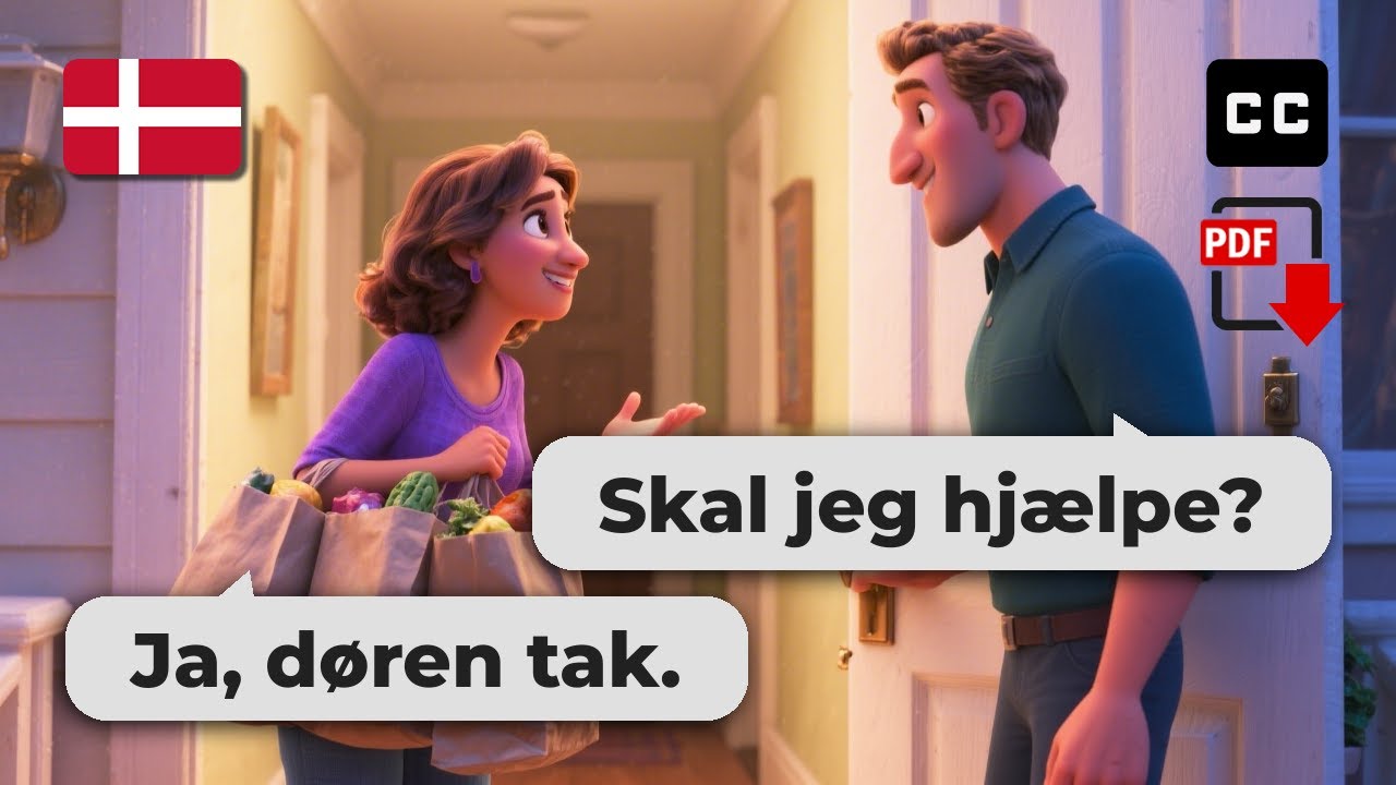 10 Real-Life Danish Dialogues to Learn Danish for Beginners 🇩🇰