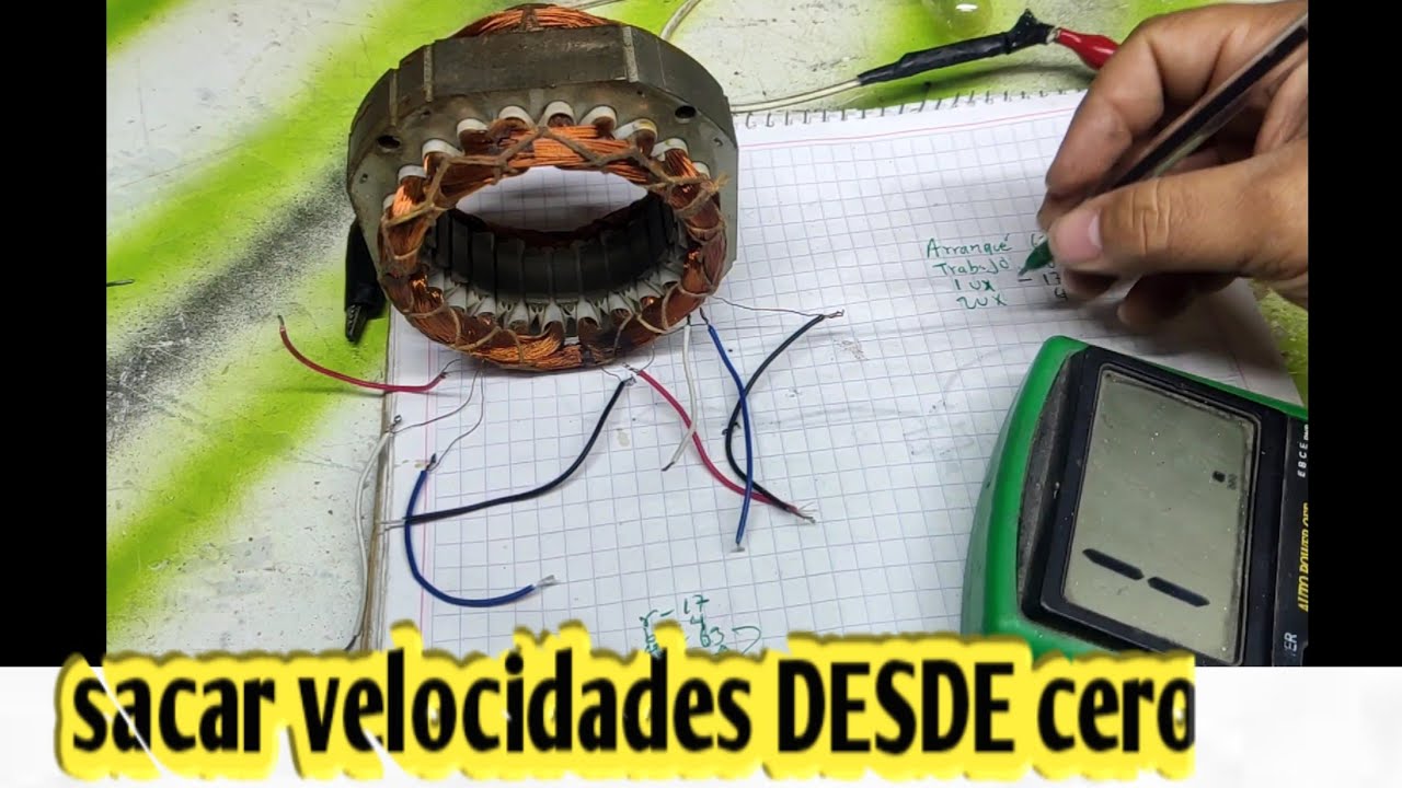 sacar las 3 velocidades Desde Cero bobina de ventilador