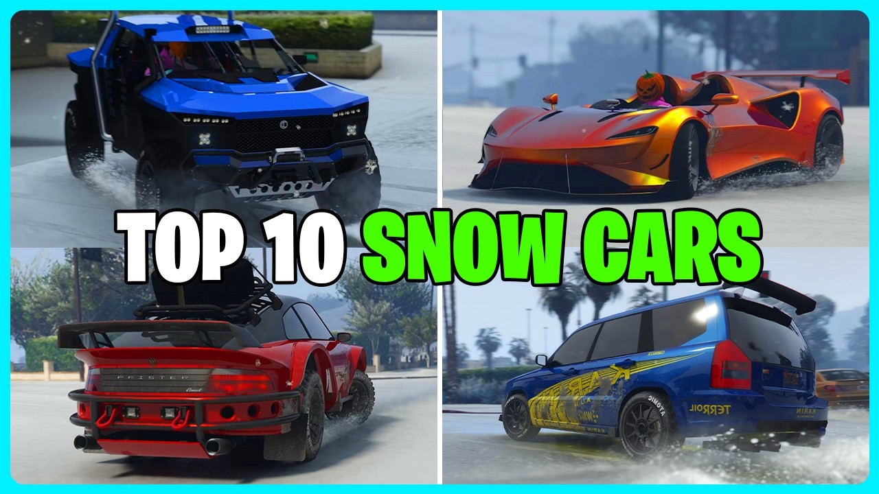 Top 10 Best Cars For SNOW in GTA 5 Online 2025!