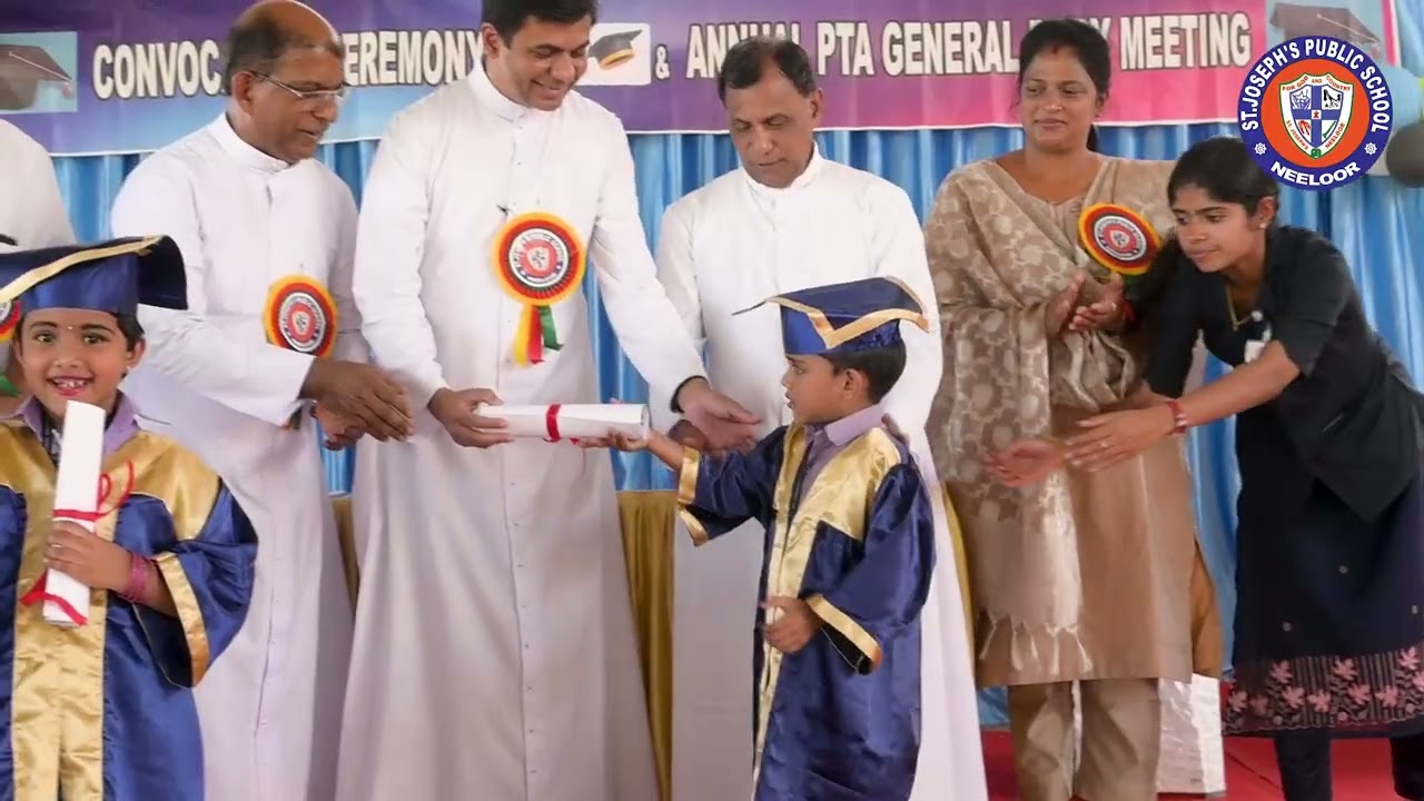 St. Joseph's Public School, Neeloor-ൽ വർണ്ണാഭമായ UKG Convocation ചടങ്ങ്