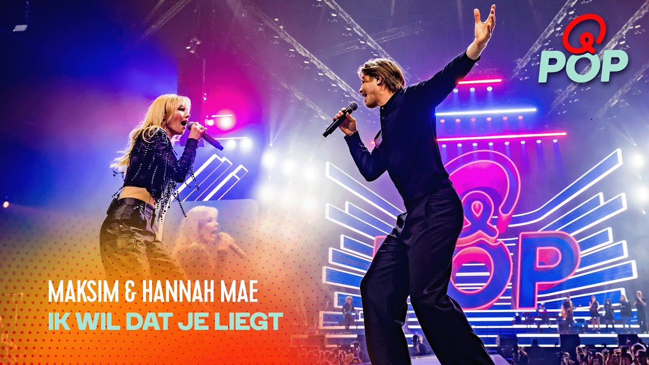 Maksim & Hannah Mae - Ik Wil Dat Je Liegt | Live bij Q-Pop