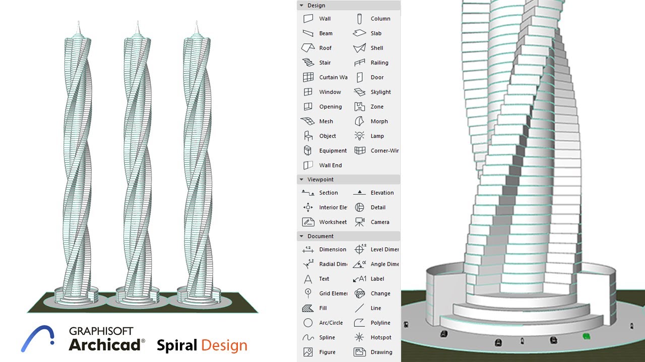 Tutorial Archicad 24 Tricks and Tips Design Diamond Tower Skyrise Cities