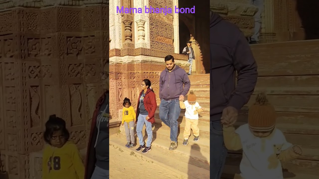 mama bhanja in qutub minar 🧿