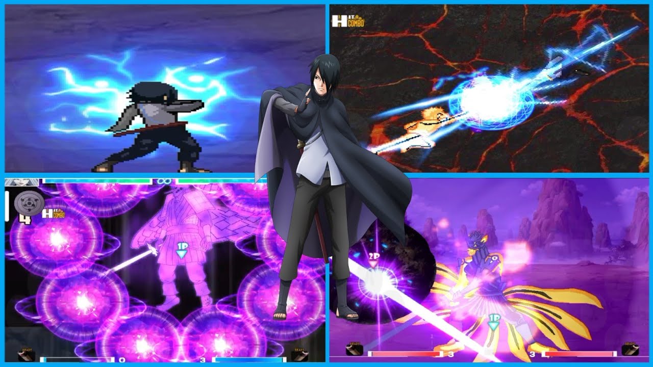 [NEW] Sasuke Adult V3 Best Edition Mugen Char BVN | Bleach VS Naruto 3.3