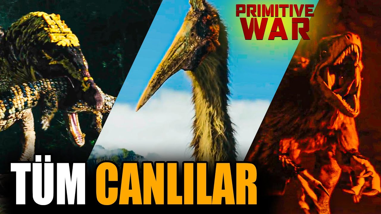 Primitive War: Filmde Görünen Tüm Dinozorlar ve Yaratıklar!