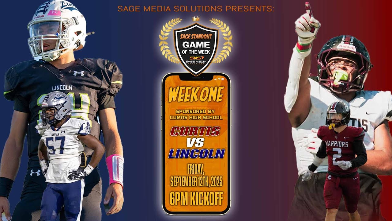 Curtis vs Abraham Lincoln | Sage Standout Game of the Week | 9/12/2025 | PSAL 4A | Varsity Football