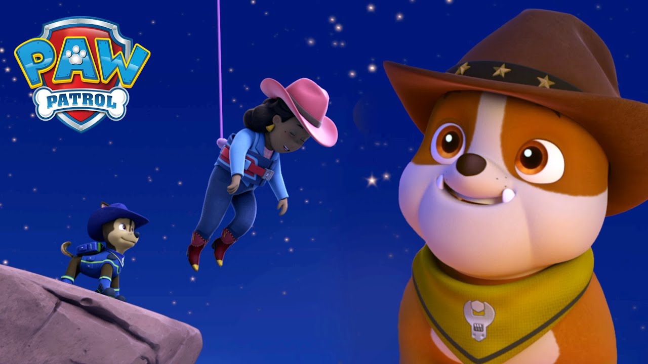 Cowboy Pups save the sleepwalking Mayor and more! - PAW Patrol UK - Cartoons for Kids