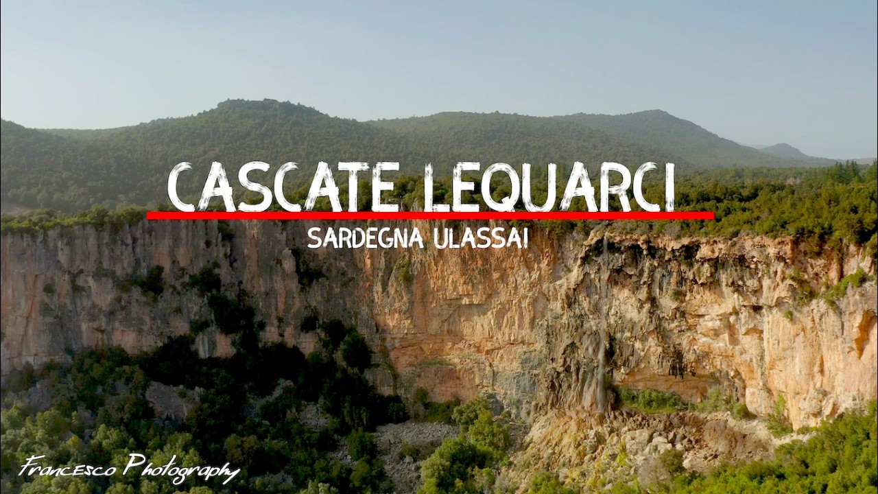 Cascate Lequarci Sardegna Ulassai 4k