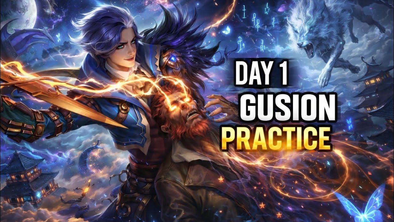 Beginner to Master | Day 1 🔥  #mobilelegends #youtubevideo #gusiongameplay 