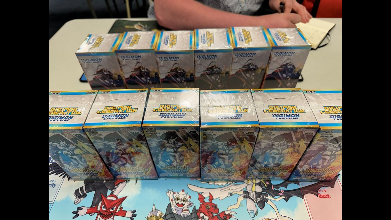 Digimon TCG AD01 case opening
