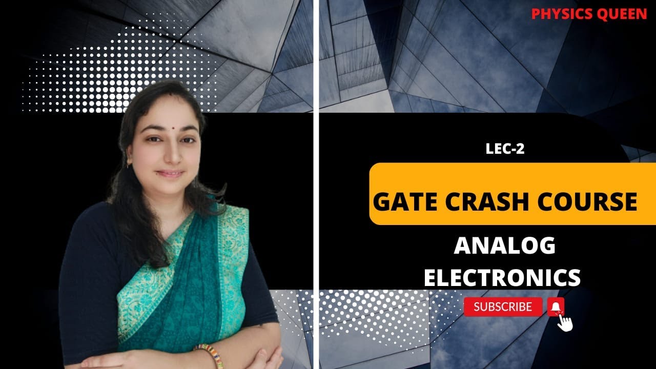 GATE Physics -2023 Crash Course #analogelectronics