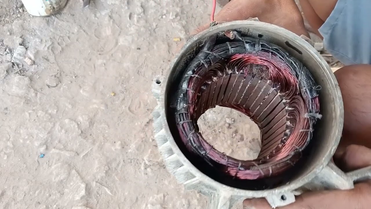 bài1, quấn lại hoàn chỉnh motor chạy quạt , bảo long 1.5kw