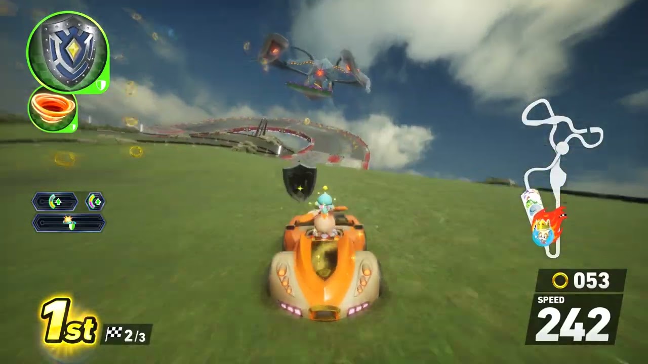 Sonic Racing CrossWorlds - Cream & Cheese gameplay in Mystic Jungle