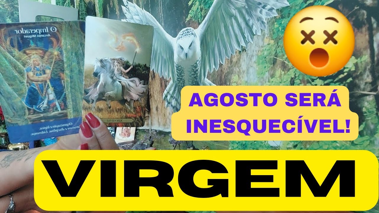 VIRGEM ♍️AGOSTO 🦅O MÊS SERÁ INESQUECÍVEL!REALIZAR É O NOME!⭐️🏇#tarot #virgem #virgo #horoscopo