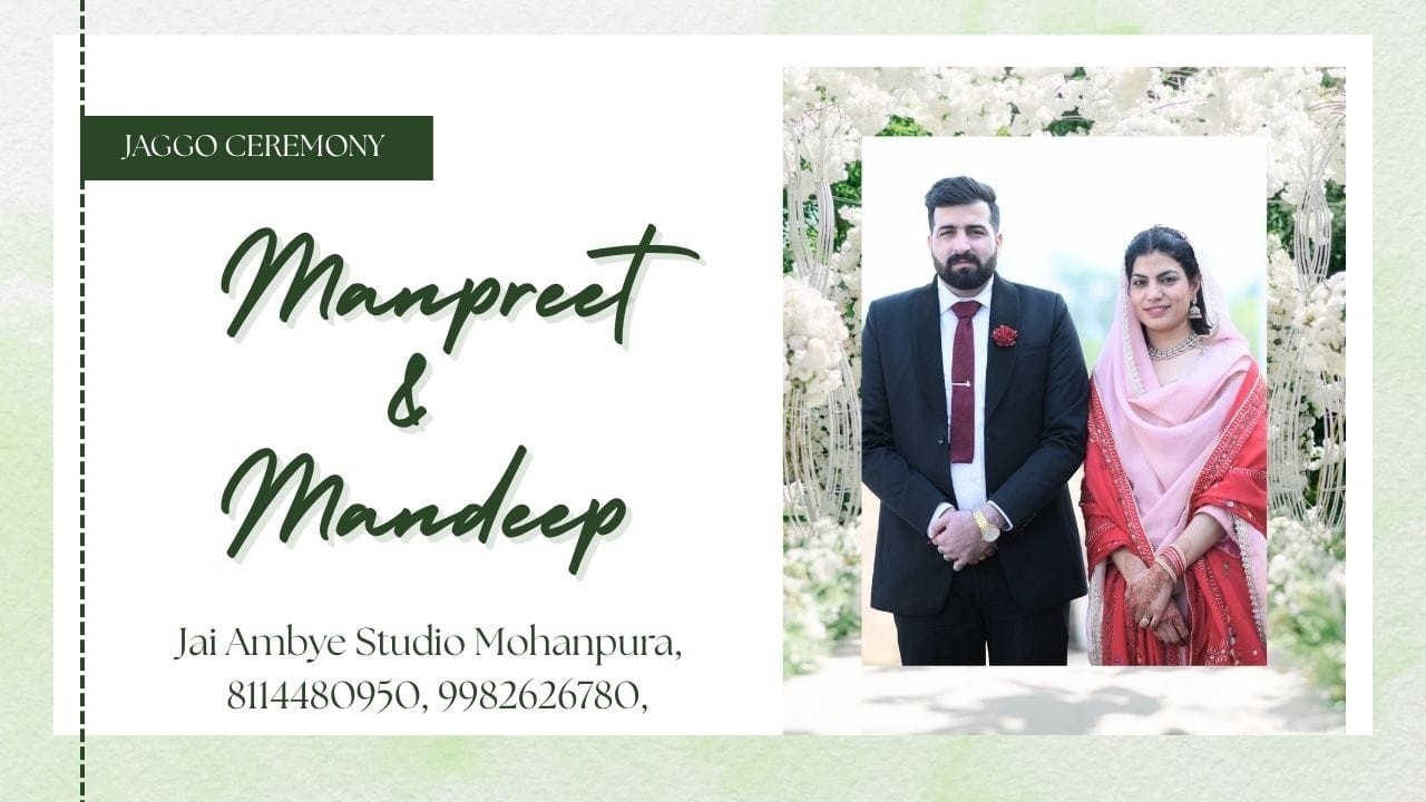 Manpreet Kaur weds Mandeep Singh, Wedding Ceremony Live....