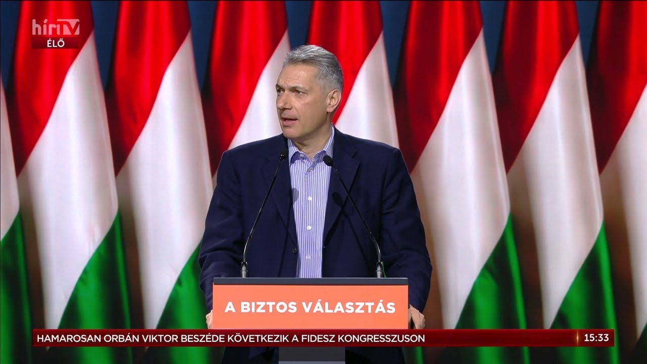 Fidesz-kongresszus 2026 - L&aacute;z&aacute;r J&aacute;nos - H&iacute;rTV