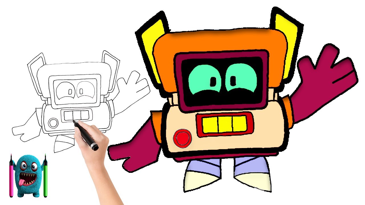 New Brawler R-T Çizimi How to Draw Brawl Stars #brawlstars