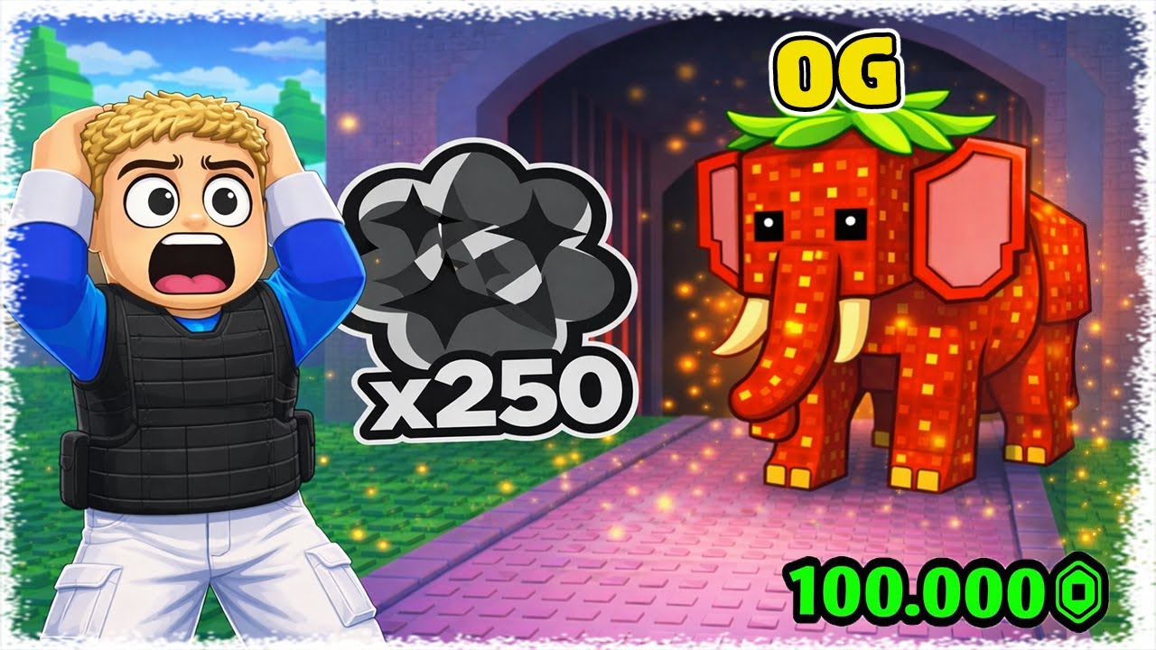 😱х250 Lucky мен OG STRAWBERRY ELEPHANT Брейнротын түсірдім | Ең мықты ИВЕНТ !!!
