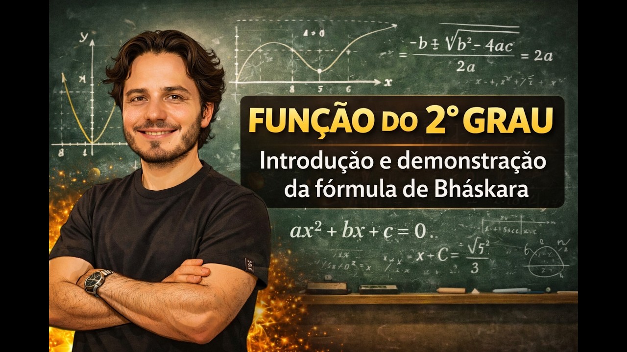 📘Função 2º grau (Introdução e demonstração da fórmula de Bháskara)