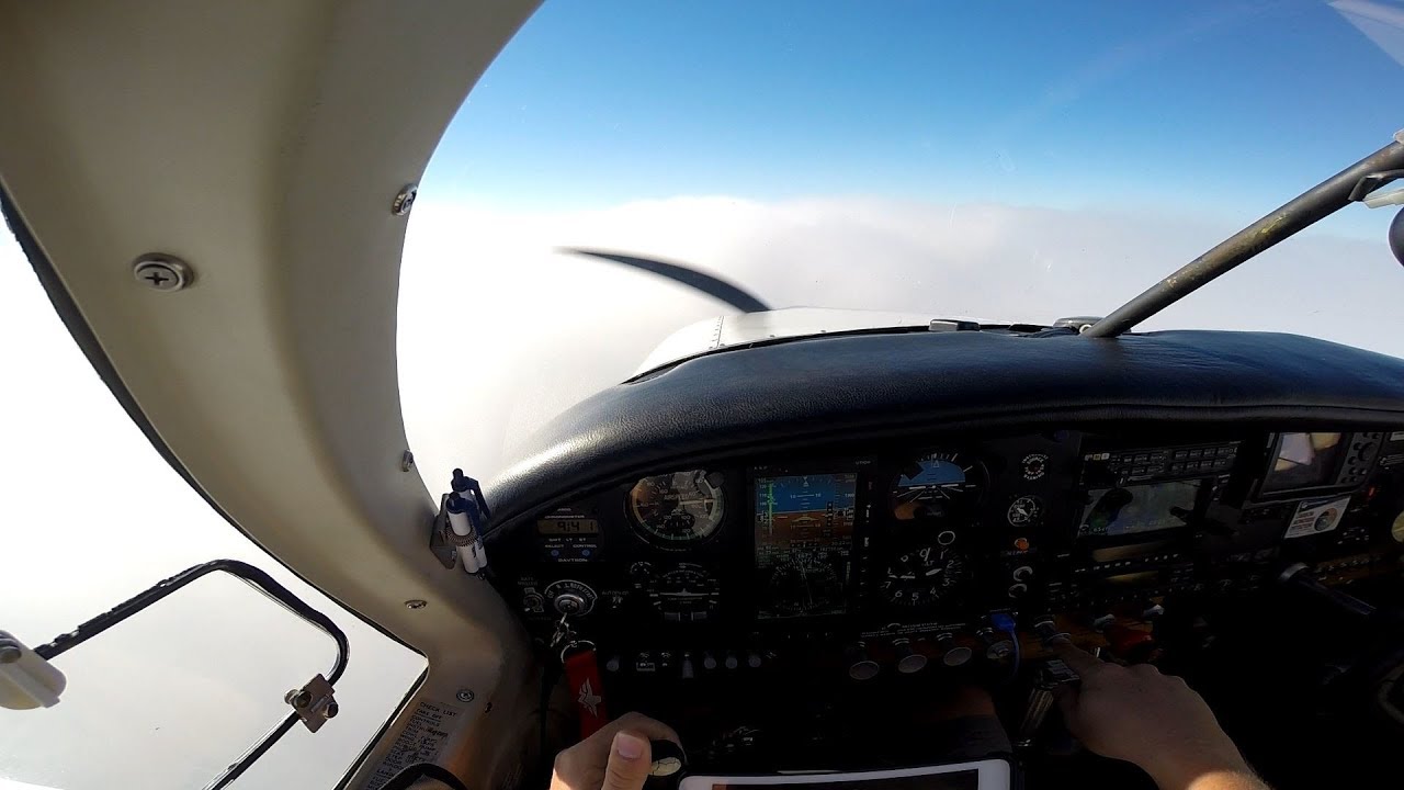 Mooney M20E Short IFR Flight [ILS/IMC/Cockpit Audio/AWO-PAE]