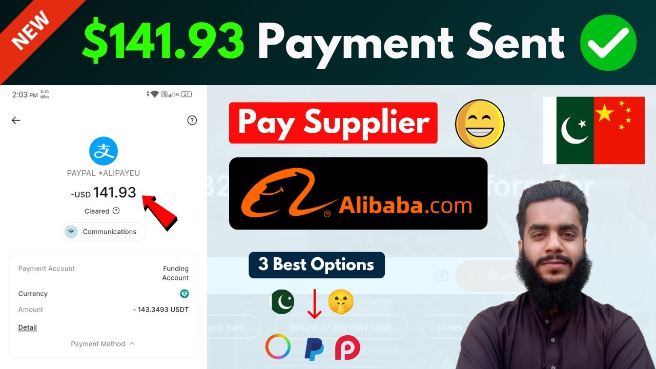 3 Best Methods: How To Pay Alibaba Suppliers in 2025 - $141.93 Payment Proof ✅