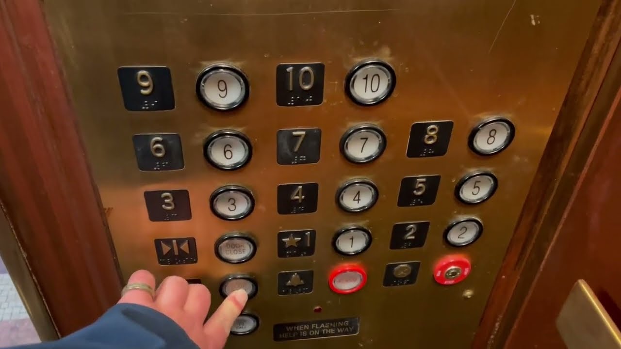 BEAUTIFUL Westinghouse traction elevators @ Ellicott Square Building- Buffalo, NY