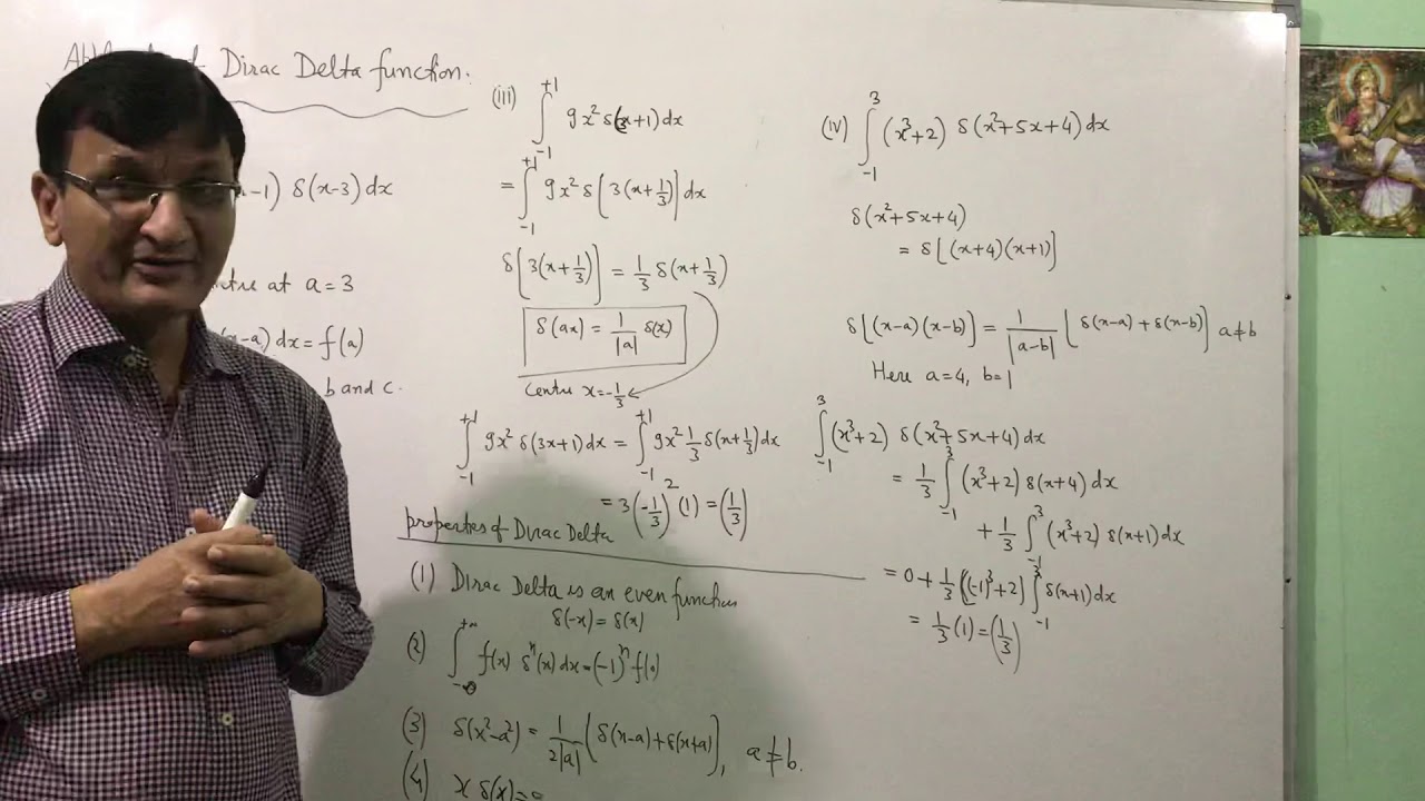 Dirac delta function-3 application