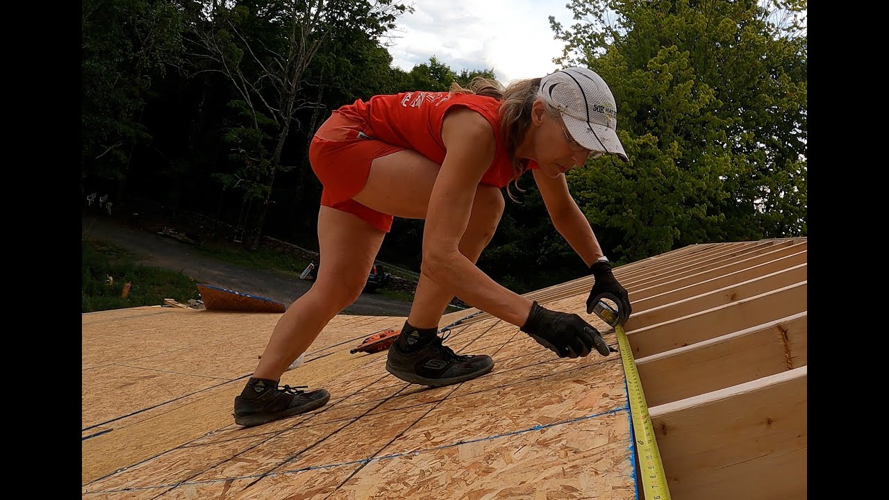 ICF house build #15 porch roof