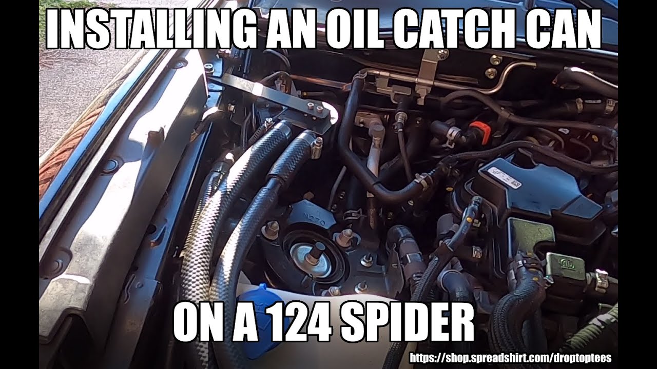 Installing a Eurocompulsion Oil Catch Can on a 124 Spider