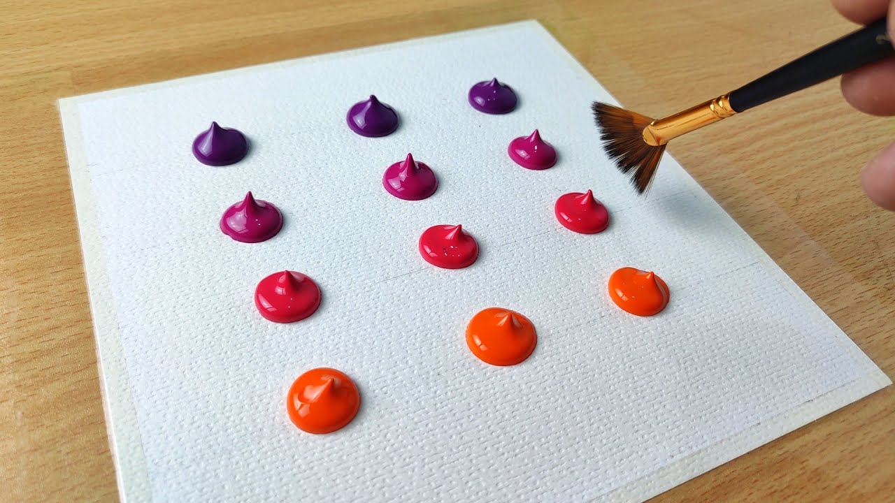 Lovely Night | Acrylic Painting For Beginners