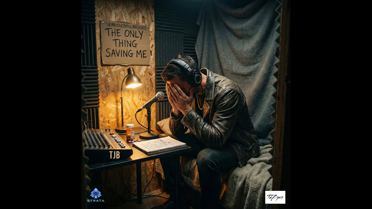 TJB - The Only Thing Saving Me (Official Lyric Video) | Emotional Rap / Real Hip Hop