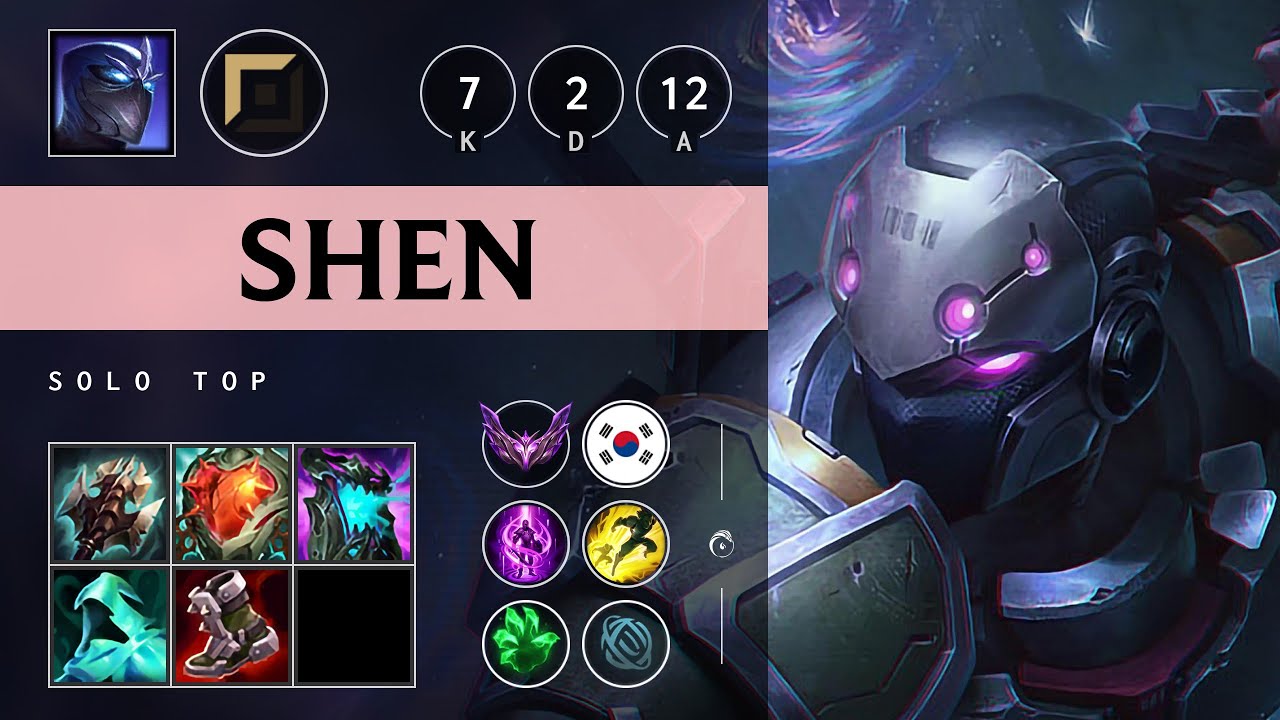 Shen Top vs Tryndamere: Killing spree - KR Master Patch 14.24