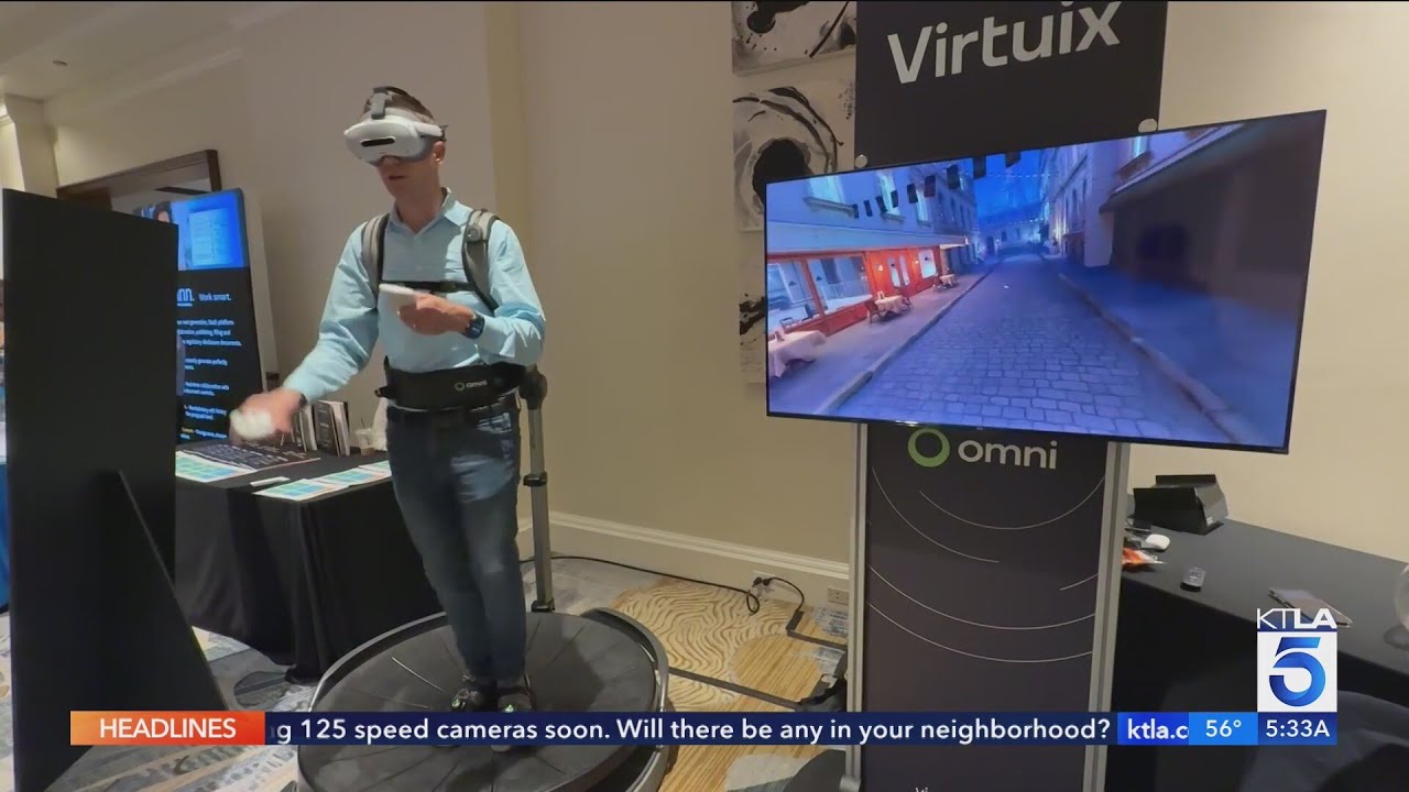 This VR treadmill lets you walk inside games - Rich On Tech