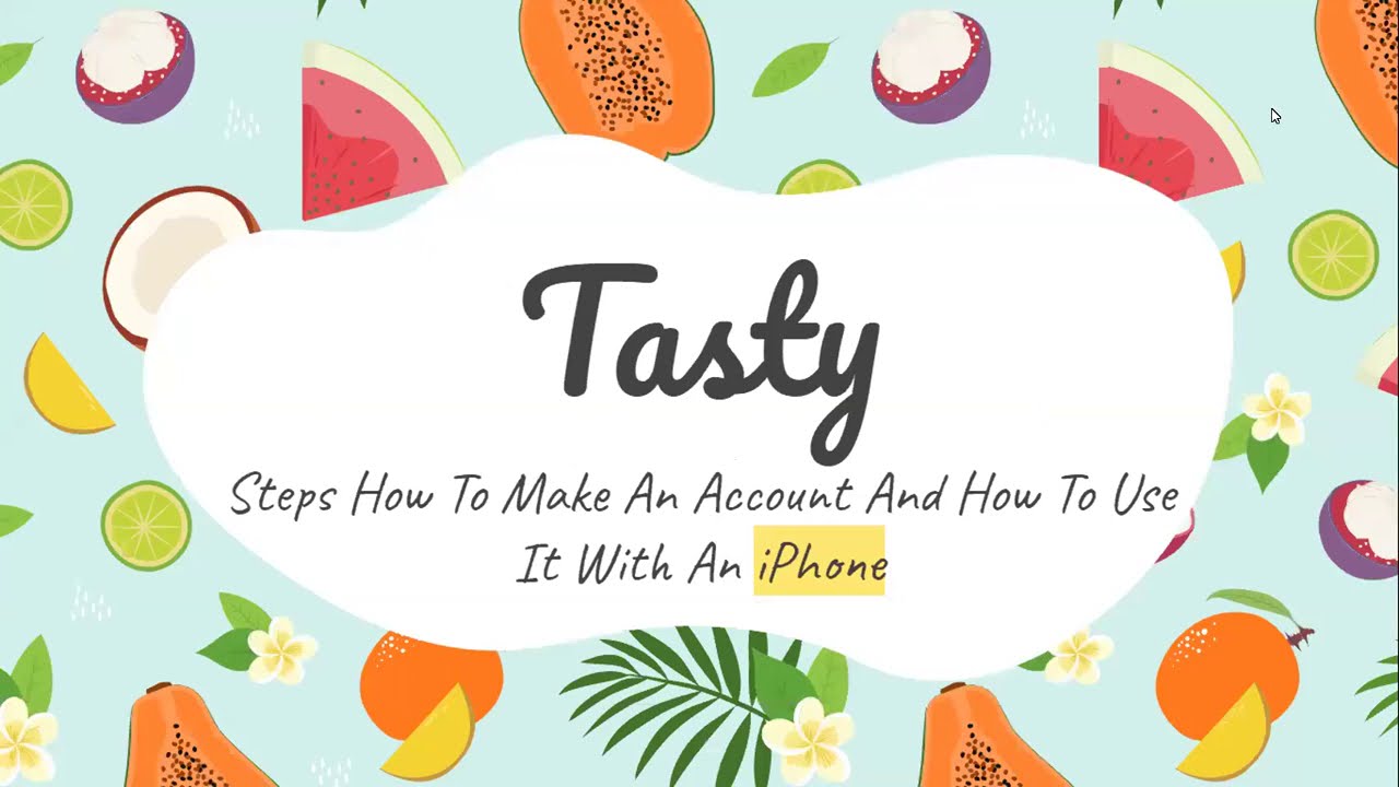 Tasty: Your Virtual Cookbook