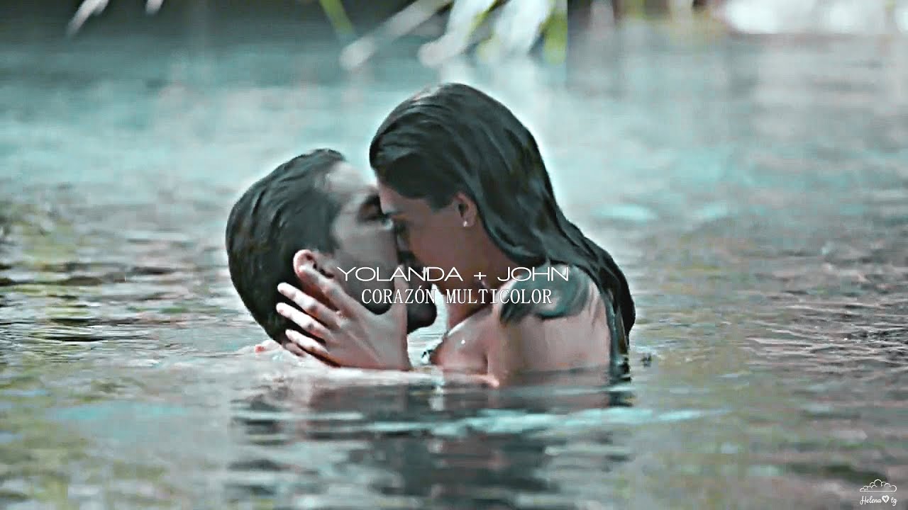 Yolanda + John - Corazón multicolor