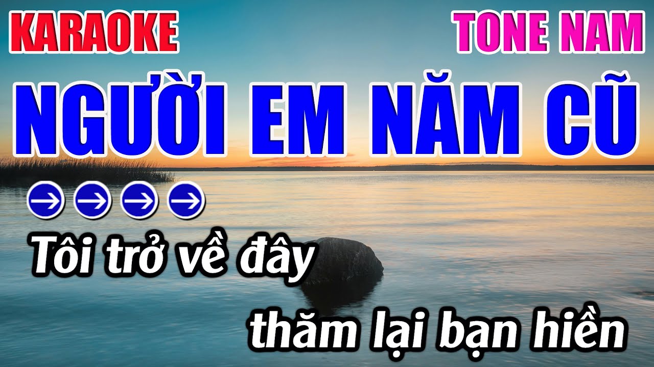 Người Em Năm Cũ Karaoke Tone Nam ( Gm ) Karaoke 9999 - Beat Mới